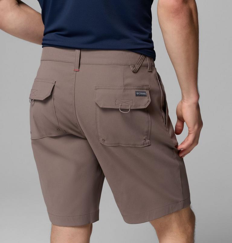 Men's Tech Trail Utility Hiking Shorts, Color: Iron, image 6