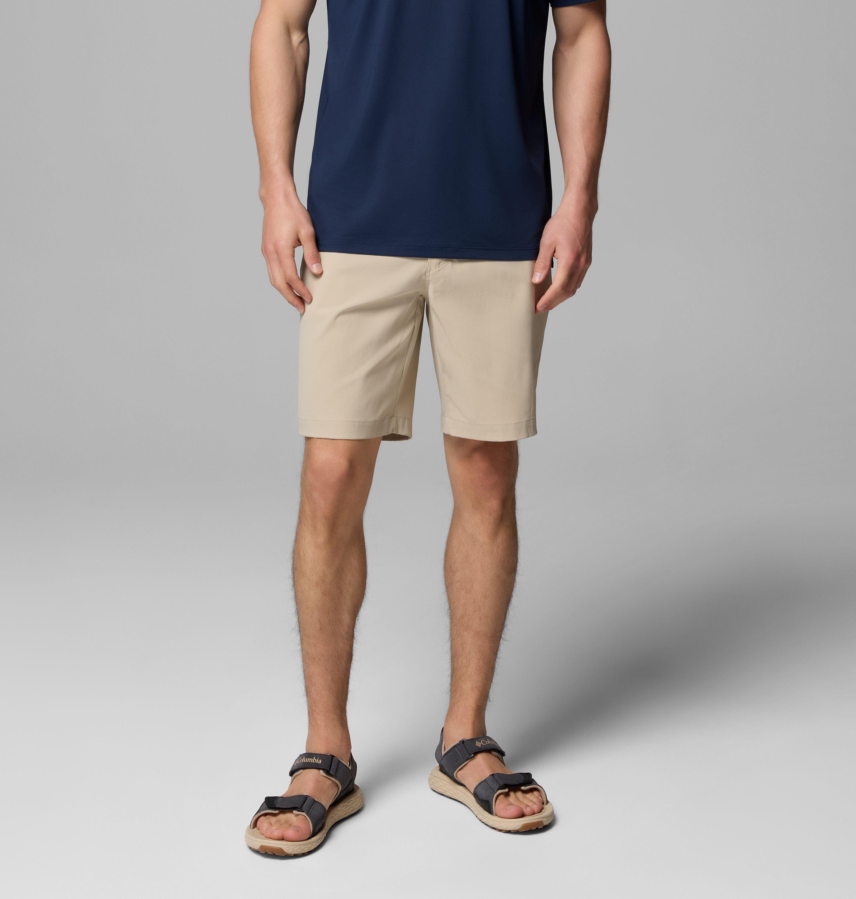 Columbia Sportswear Men's Brown Columbia - Tech Trail™ Utility Hiking Shorts - Ancient Fossil Size 36