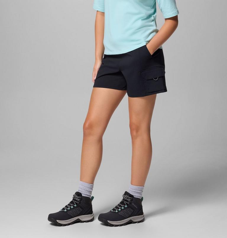 Women's Weekend Rays Boardshorts, Color: Black, image 4