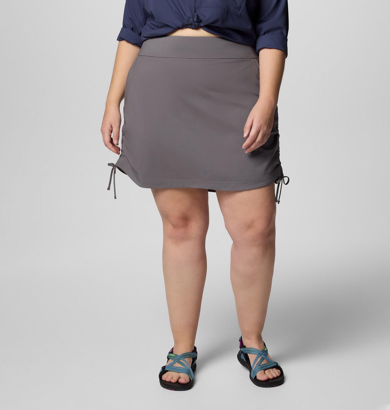 Women's All Seasons™ Ruched Skort - Plus Size 1