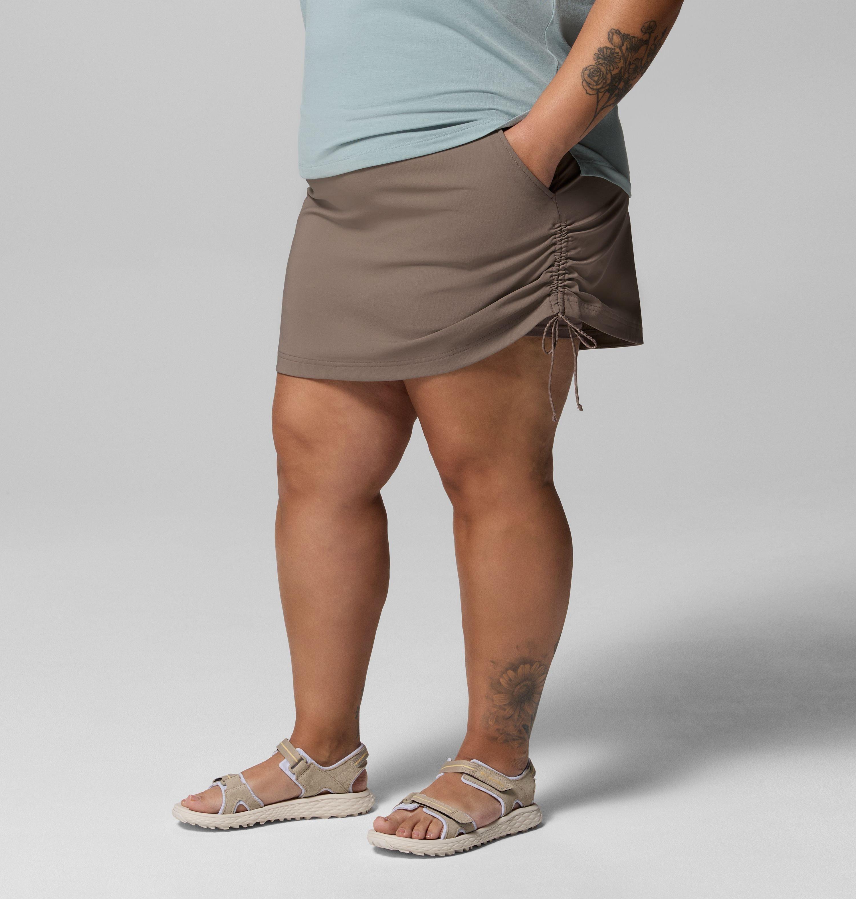 Women's All Seasons Ruched Skort - Plus Size | 254 | 1X 4