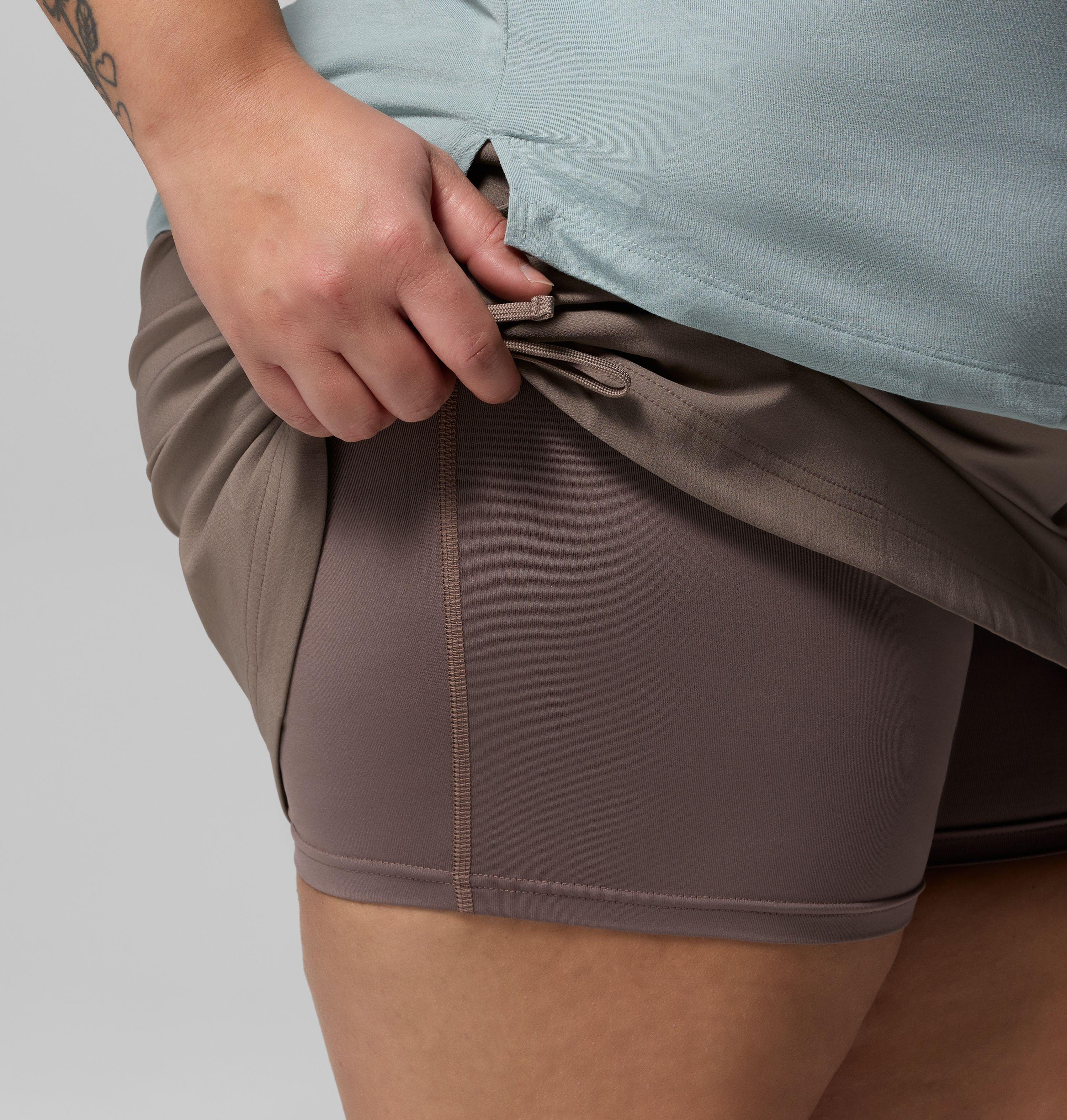 Women's All Seasons Ruched Skort - Plus Size | 254 | 1X 7