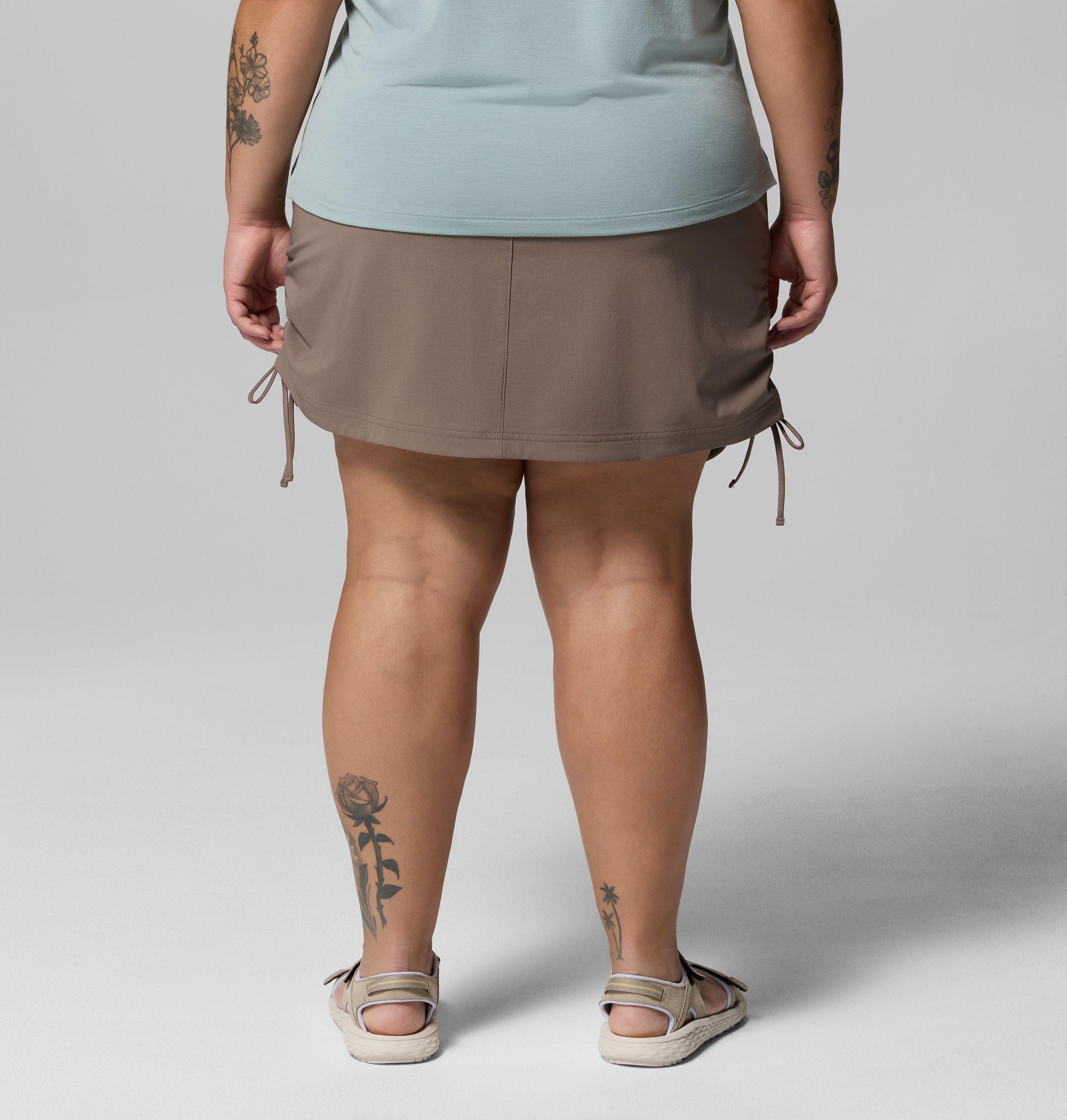 Women's All Seasons Ruched Skort - Plus Size | 254 | 1X 3