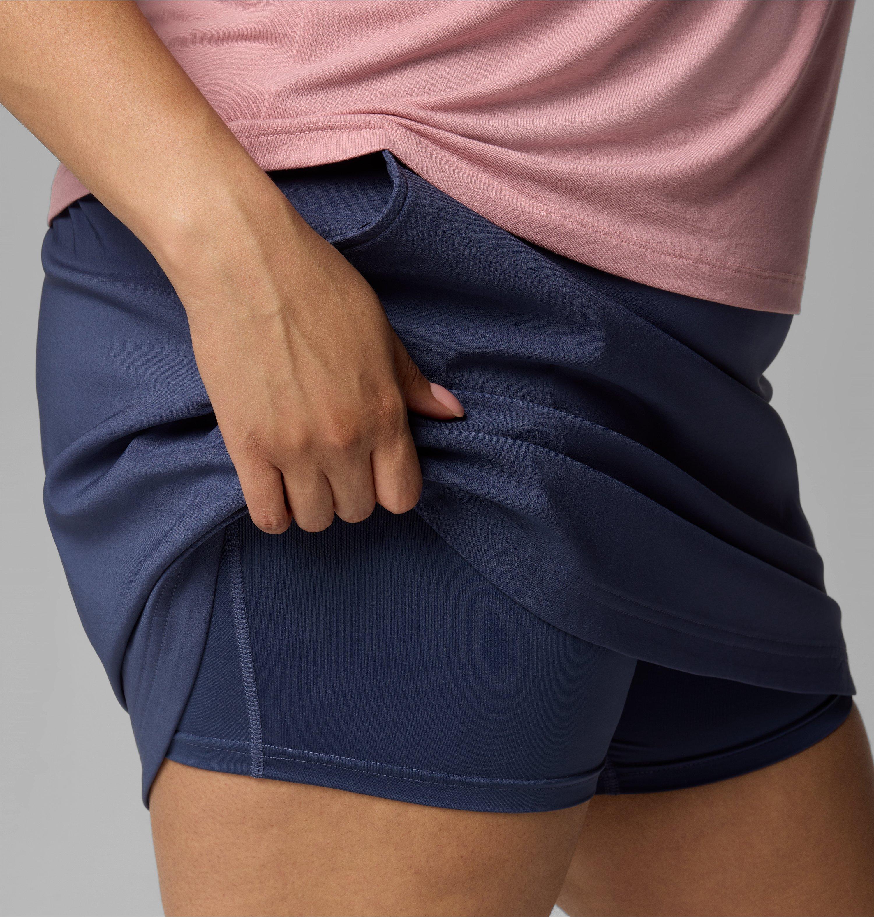 Women's All Seasons Ruched Skort - Plus Size 6