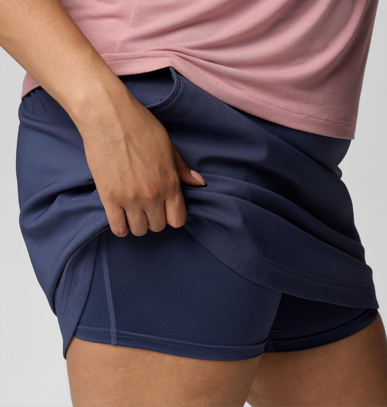 Women's All Seasons™ Ruched Skort - Plus Size 6