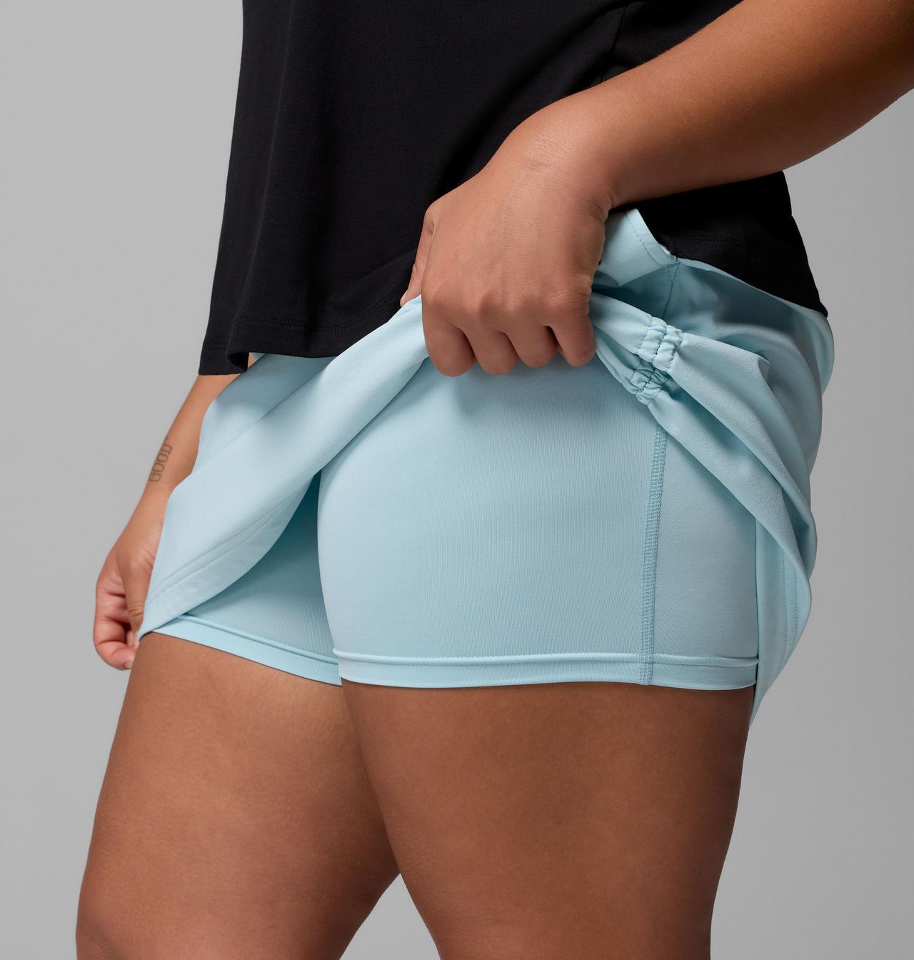 Women's All Seasons™ Ruched Skort - Plus Size | 482 | 3X 7