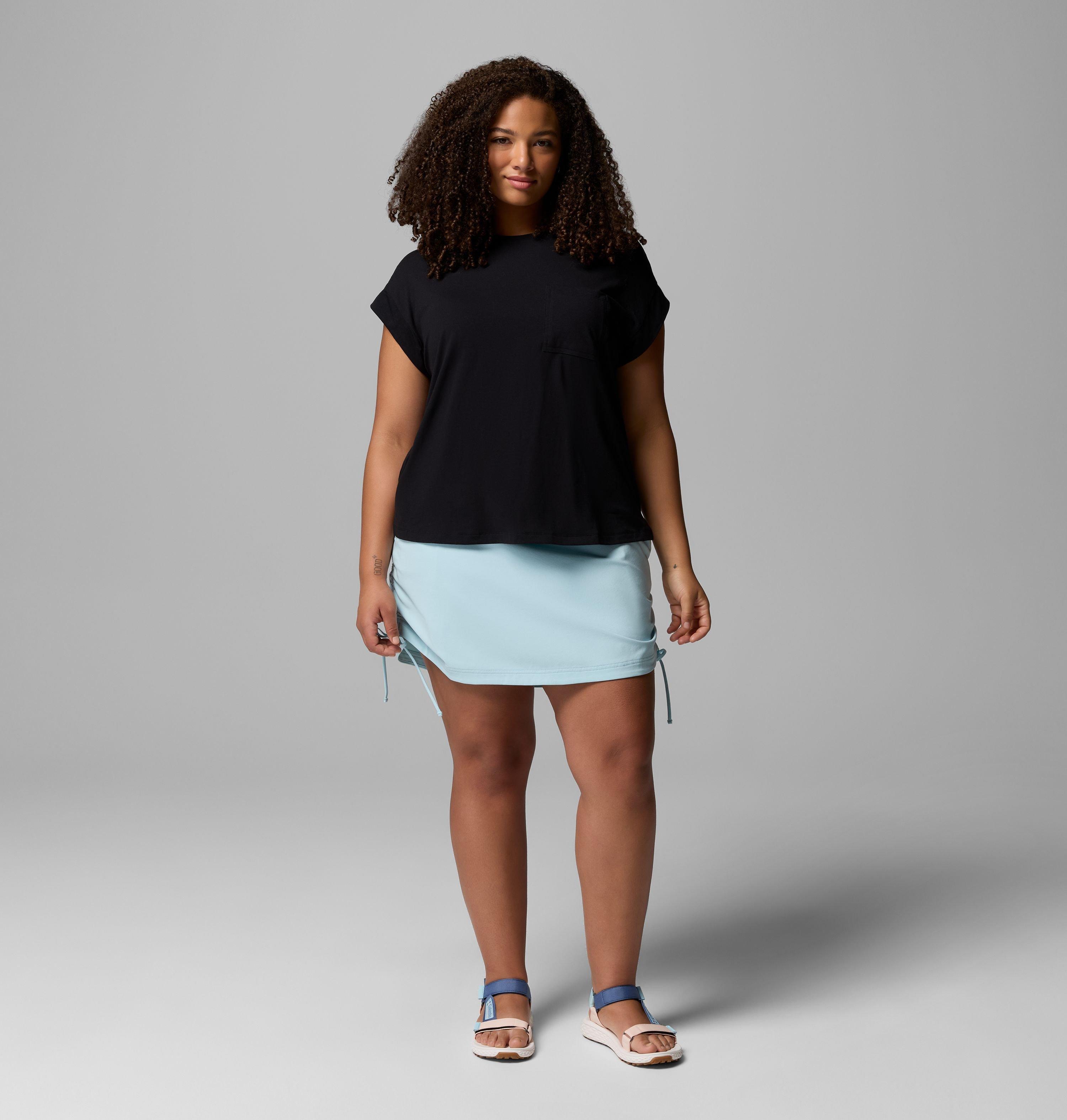 Women's All Seasons Ruched Skort - Plus Size | 482 | 1X 2