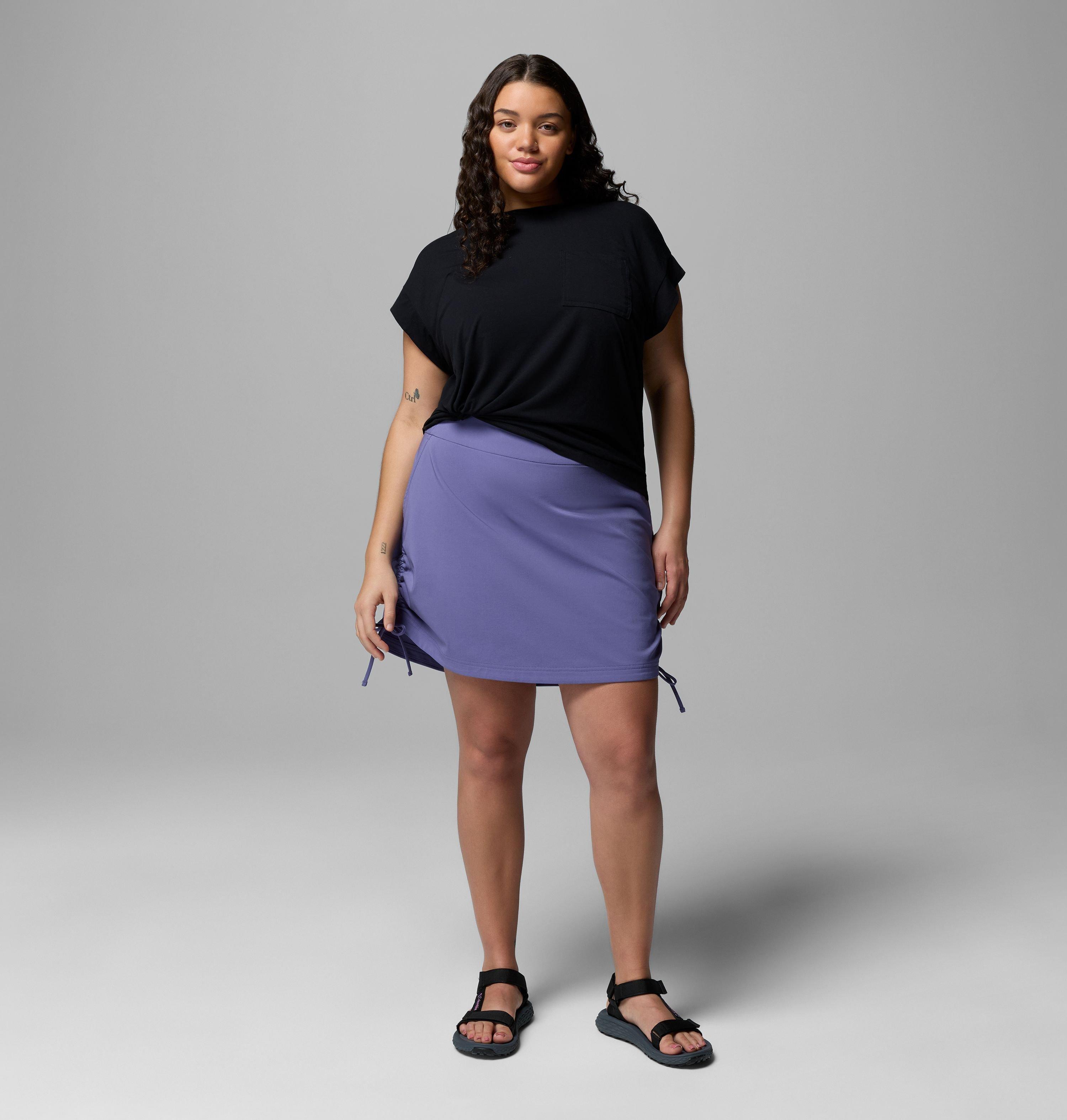 Women's All Seasons Ruched Skort - Plus Size | 525 | 1X 2