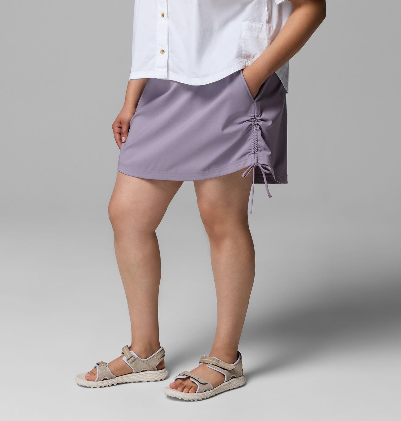 Women's All Seasons™ Ruched Skort - Plus Size | 554 | 3X 4