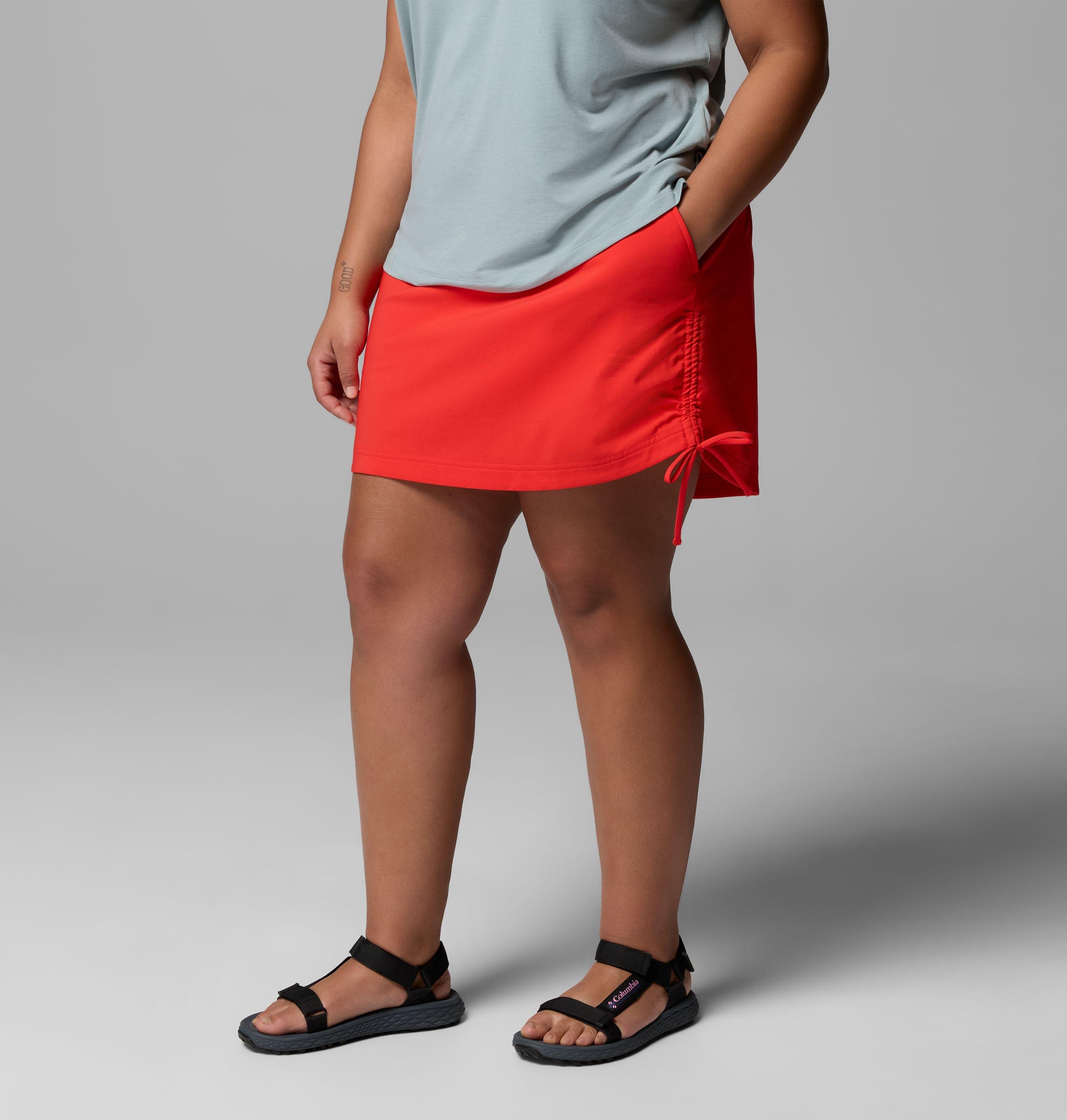 Women's All Seasons Ruched Skort - Plus Size | 606 | 1X 4