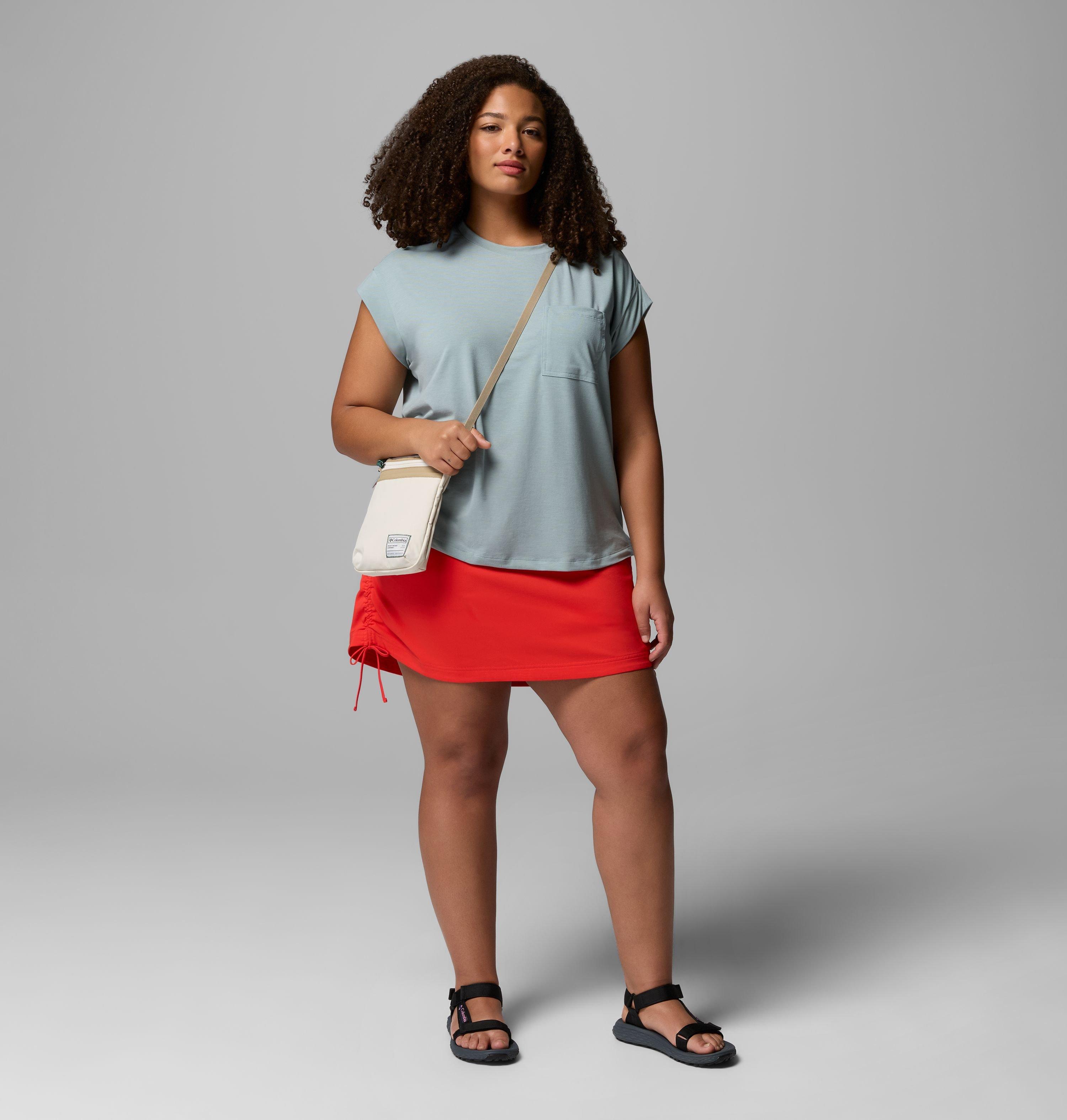 Women's All Seasons Ruched Skort - Plus Size | 606 | 1X 2