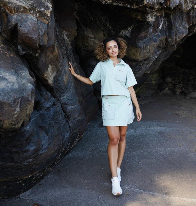 Women's Terrastride CRZ Sneaker, Color: Sea Salt, Light Sand, image 12