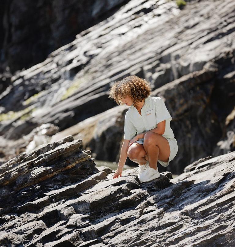 Women's Terrastride CRZ Sneaker, Color: Sea Salt, Light Sand, image 13