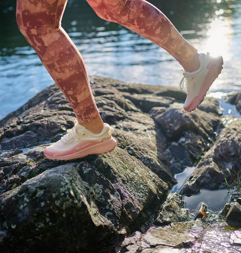 Women's Terrastride CRZ Sneaker, Color: Sea Salt, Pink Haze, image 12