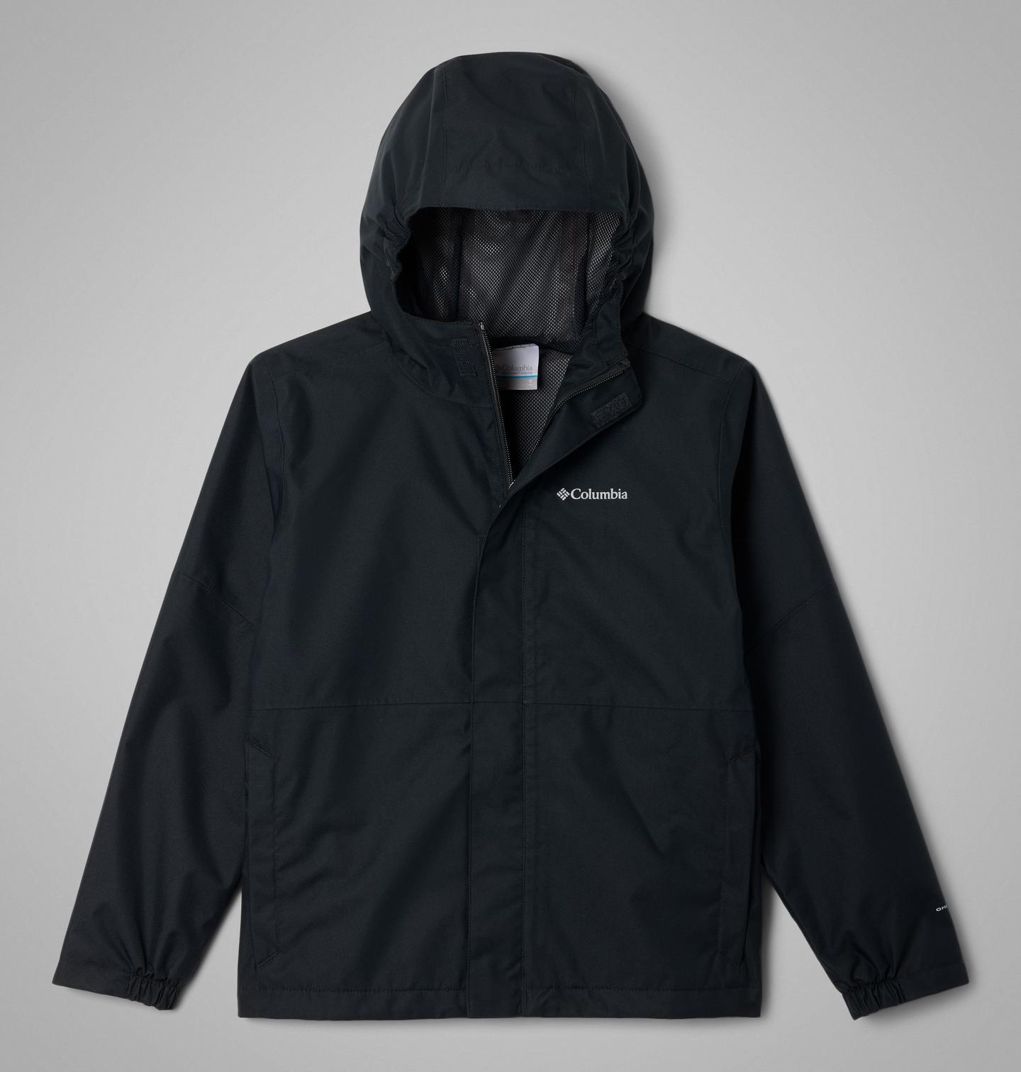 Куртка Columbia Hikebound II Rain Jacket для мальчиков, цвет: Чёрный — фото 1