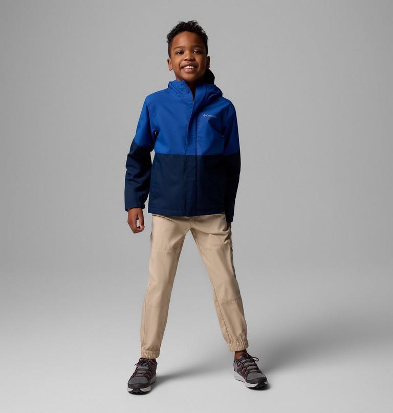 Boys' Hikebound II 2L Waterproof Jacket, Color: Mountain Blue, Collegiate Navy, image 1