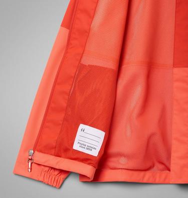 Boys' Hikebound II 2L Waterproof Jacket, Color: Super Sonic, Zing, image 3