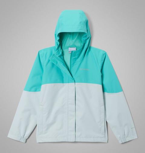 Куртка Columbia Hikebound II Rain для девочек, цвет: Dolphin, Tea Light