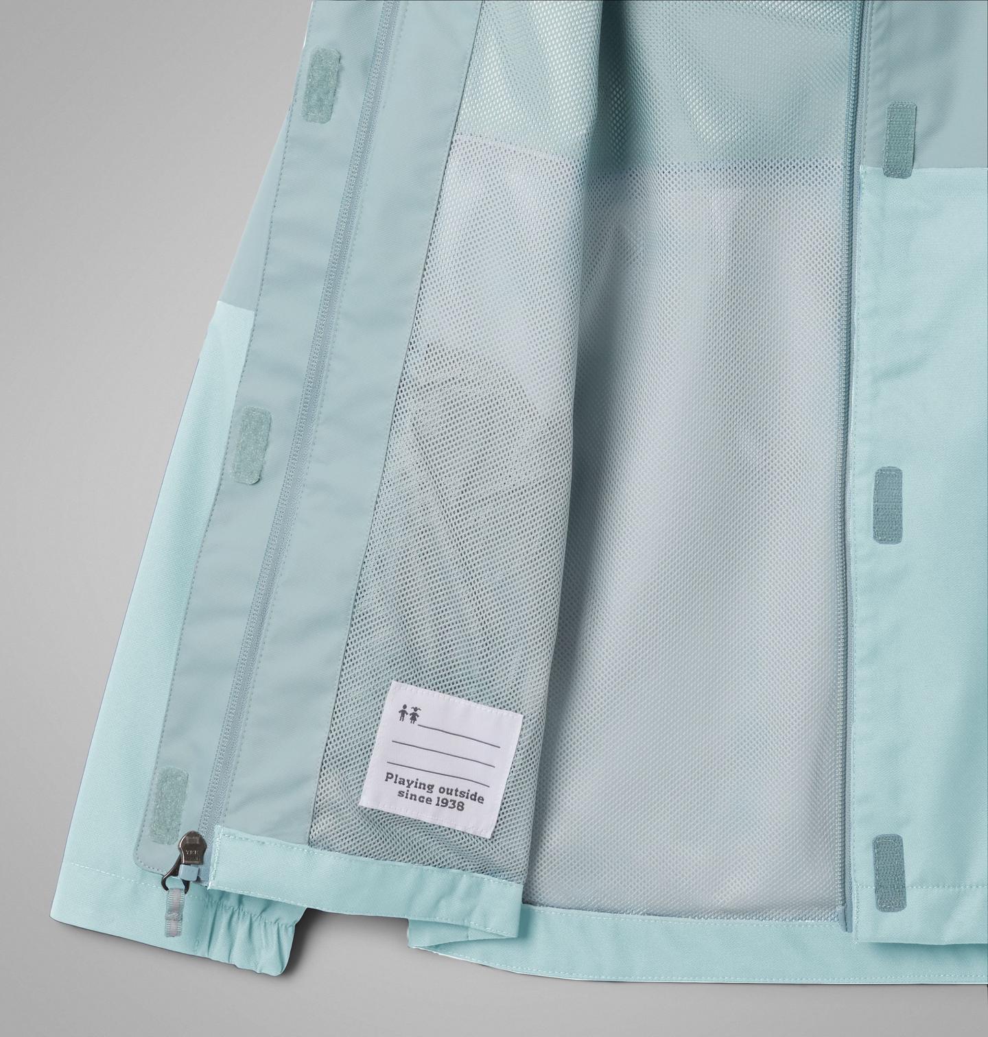 Куртка Columbia Hikebound II Rain Jacket для девочек, цвет: Синий / Тёмно-синий — фото 3