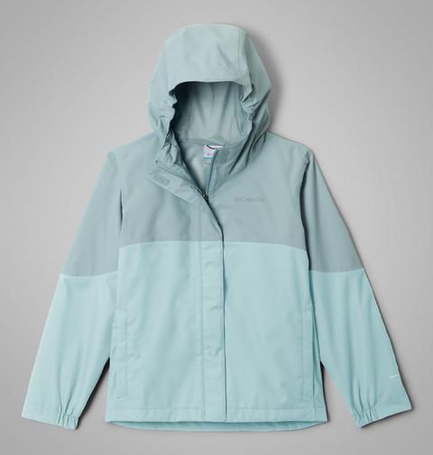 Куртка Columbia Hikebound II Rain Jacket для девочек, цвет: Синий / Тёмно-синий