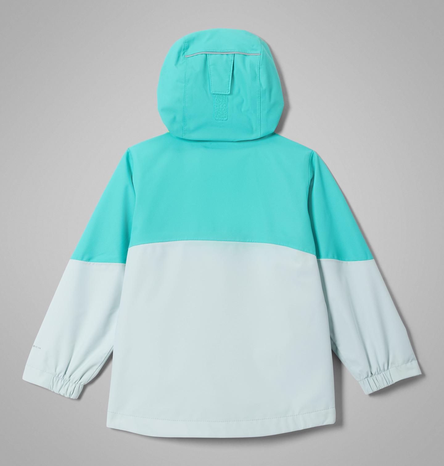 Куртка Columbia Hikebound II Rain Jacket для девочек-малышей, цвет: Dolphin, Tea Light — фото 2