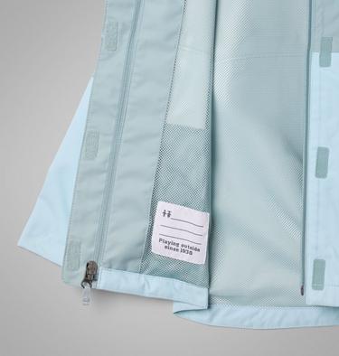 Girls' Toddler Hikebound II Jacket, Color: Crushed Blue, Marine Light, image 6