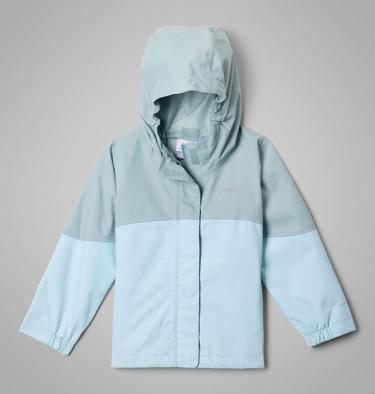 Girls' Toddler Hikebound II Jacket, Color: Crushed Blue, Marine Light, image 4