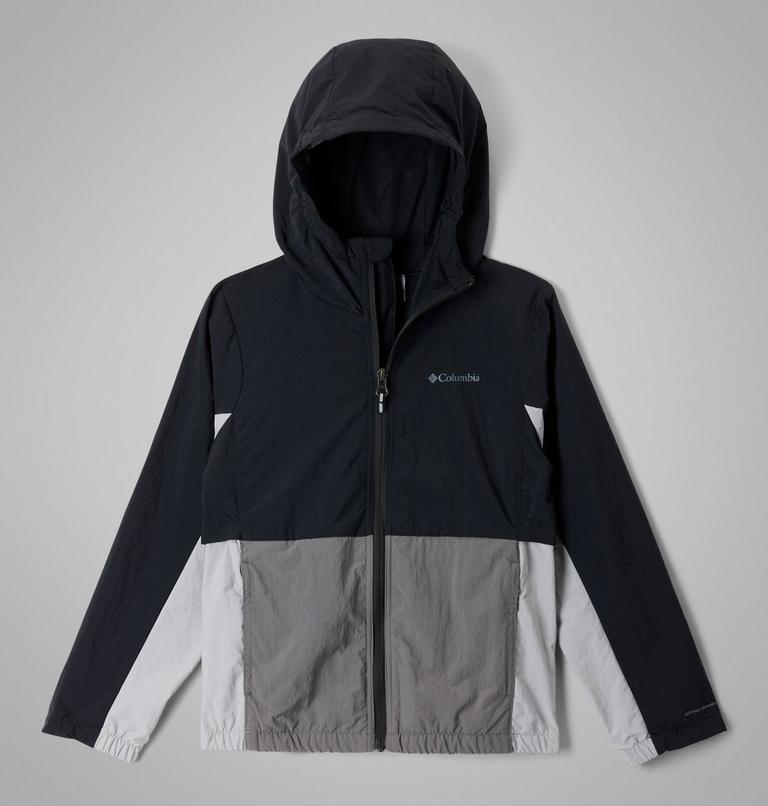 Boys' Tabor Trail Windbreaker, Color: Black, Columbia Grey, City Grey, image 1