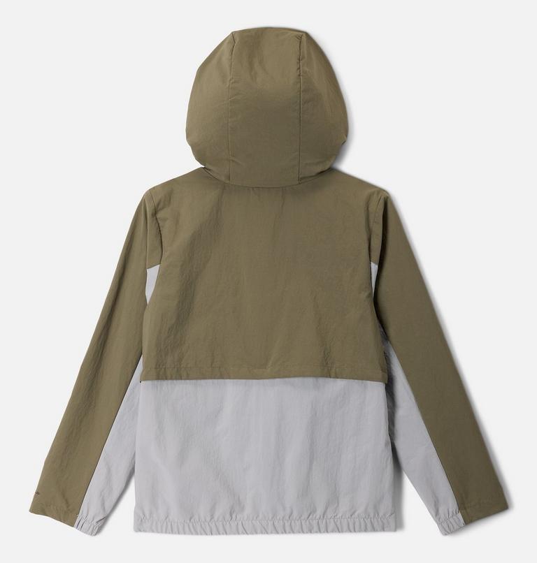 Boys' Tabor Trail Windbreaker, Color: Stone Green, Columbia Grey, Dark Stone, image 2