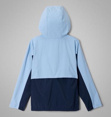 Boys' Tabor Trail Hooded Windbreaker, Color: Ripple Blue, Coll Navy, Mountain Blue, image 5