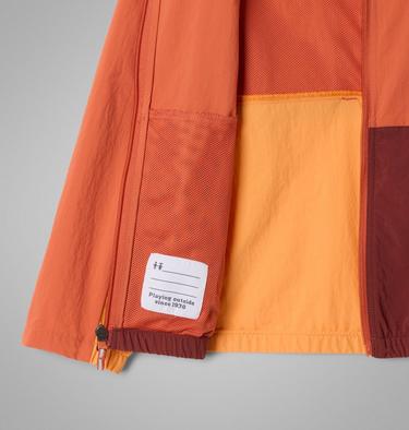 Boys' Tabor Trail Hooded Windbreaker, Color: Tuscan, Koi, Spice, image 3