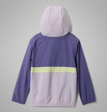 Boys' Spire Valley Hooded Windbreaker, Color: Stormwatch, Lavender Pearl, Citron Haze, image 4