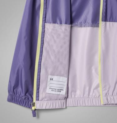 Coupe-vent &agrave; Capuche Lily Basin II Fille, Color: Stormwatch, Lavender Pearl, image 3