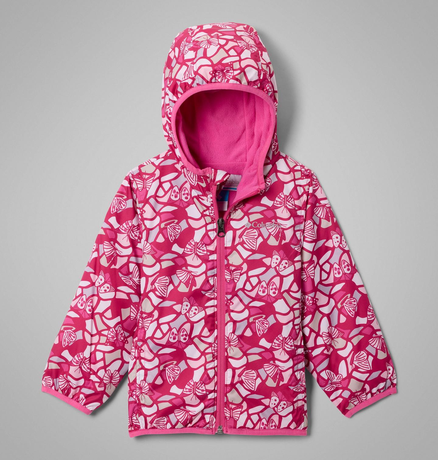 Куртка Columbia Mini Pixel Grabber III Wind Jacket для малышей, цвет: Розовый — фото 1