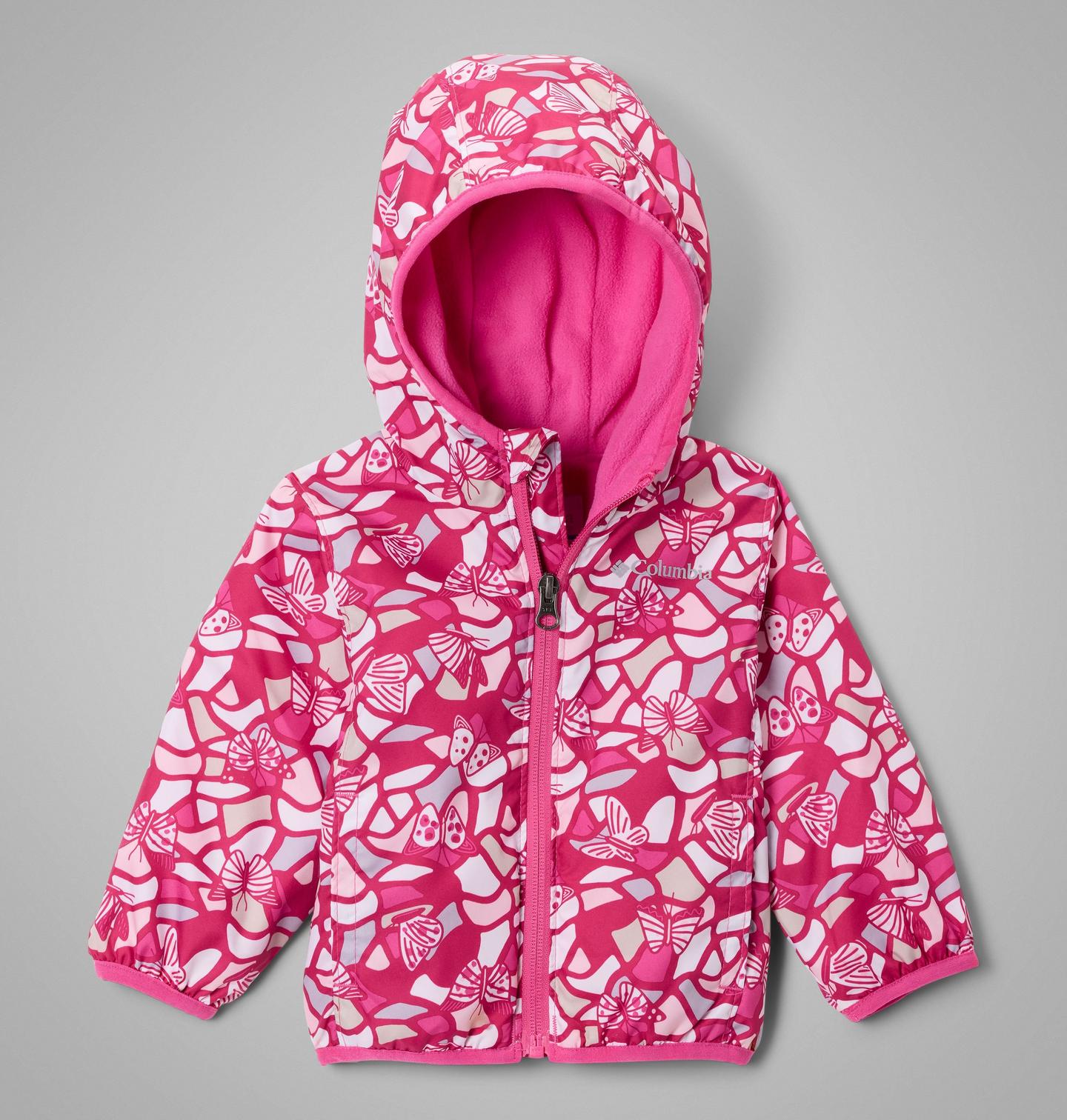 Куртка Columbia Mini Pixel Grabber III Wind Jacket для малышей, цвет: Розовый — фото 1