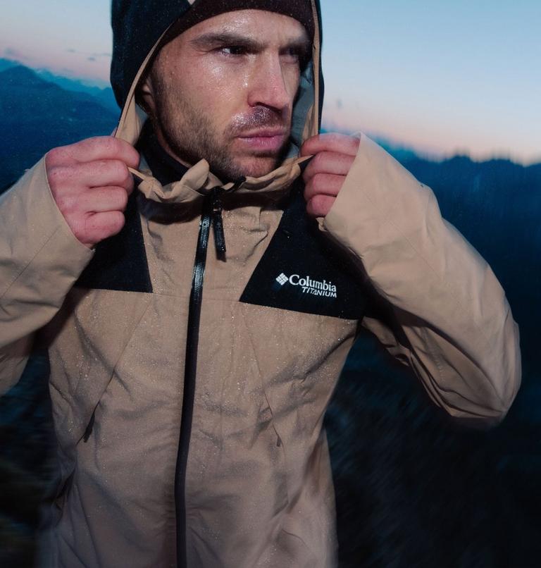Men's Northwest Explorer 3L Waterproof Jacket, Color: Canoe, Black, image 11