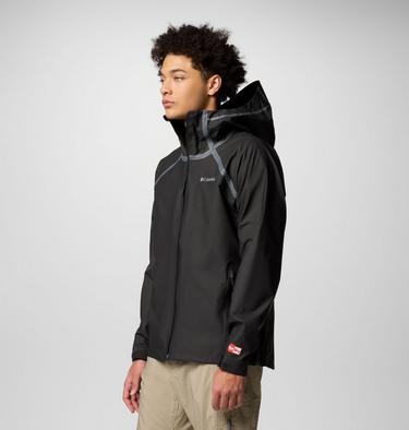 Men's Reign No Shine Waterproof Jacket, Color: Black, image 4