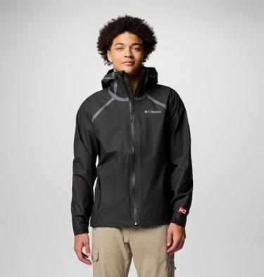 Men's Reign No Shine Waterproof Jacket, Color: Black, image 1