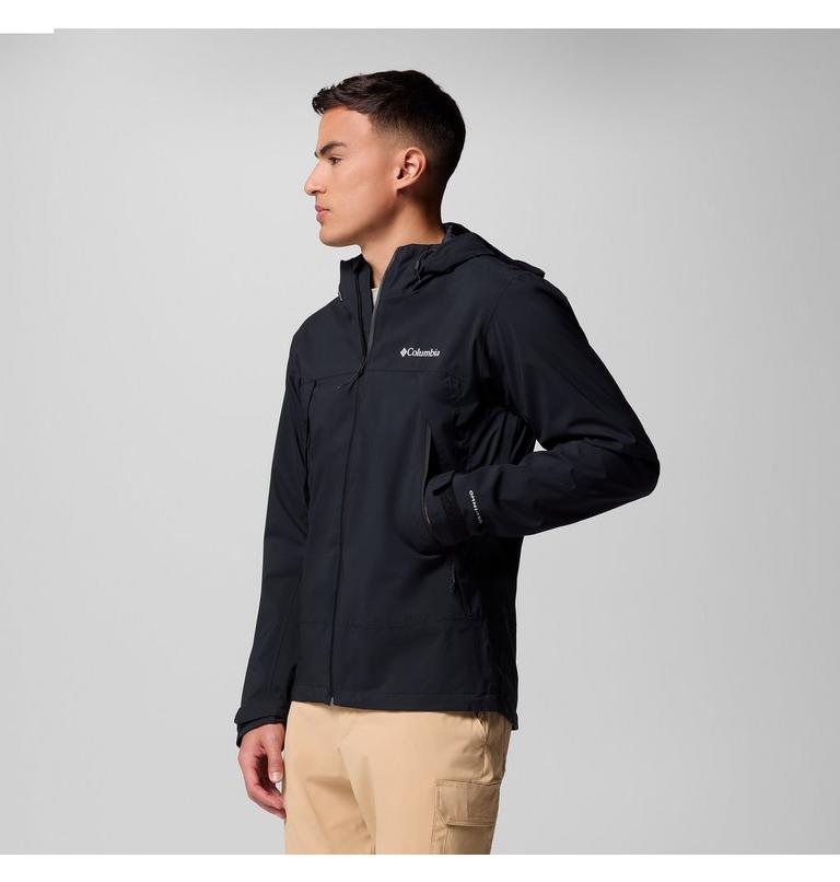 Chaqueta impermeable Boulder Falls para hombre, Color: Black, image 4