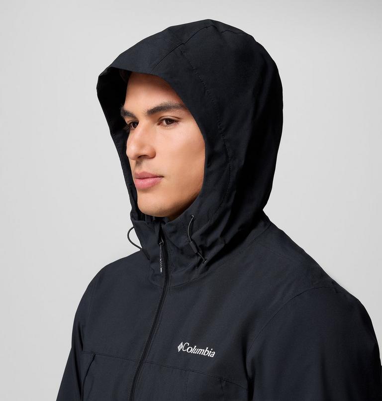 Chaqueta impermeable Boulder Falls para hombre, Color: Black, image 5