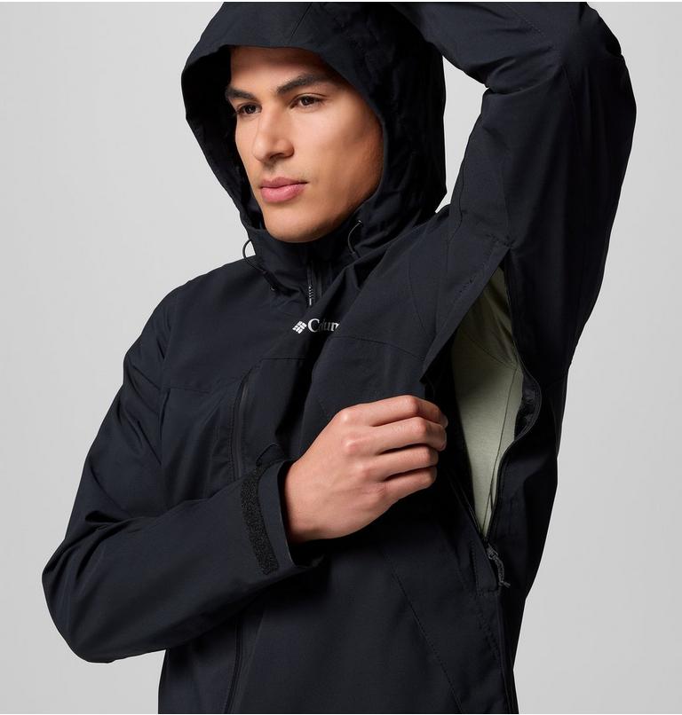 Chaqueta impermeable Boulder Falls para hombre, Color: Black, image 6