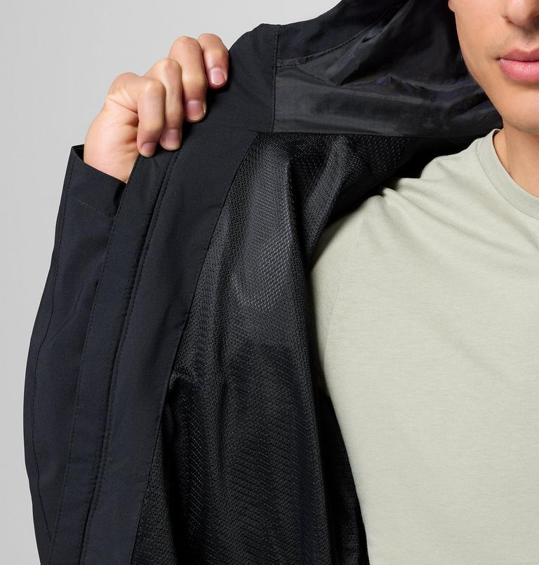 Chaqueta impermeable Boulder Falls para hombre, Color: Black, image 7