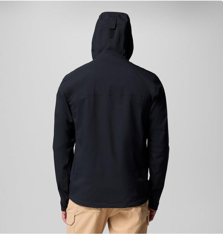 Chaqueta impermeable Boulder Falls para hombre, Color: Black, image 3