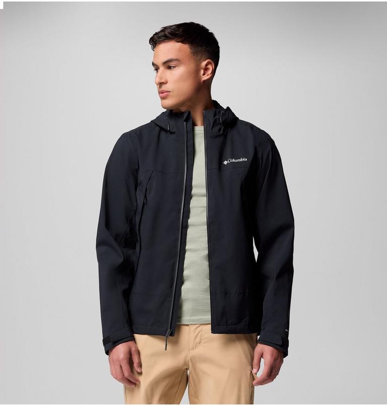 Chaqueta impermeable Boulder Falls para hombre, Color: Black, image 1