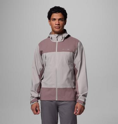 Men's Boulder Falls Waterproof Jacket, Color: Flint Grey, Iron, image 5