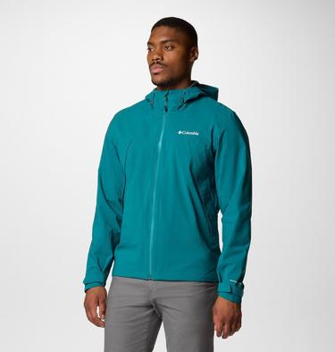 Men's Boulder Falls Waterproof Jacket, Color: River Blue, image 12