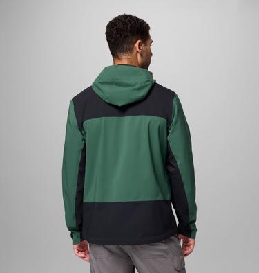 Men's Boulder Falls Waterproof Jacket, Color: Rain Forest, Black, image 3