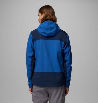 Men's Boulder Falls Waterproof Jacket, Color: Mountain Blue, Collegiate Navy, image 7