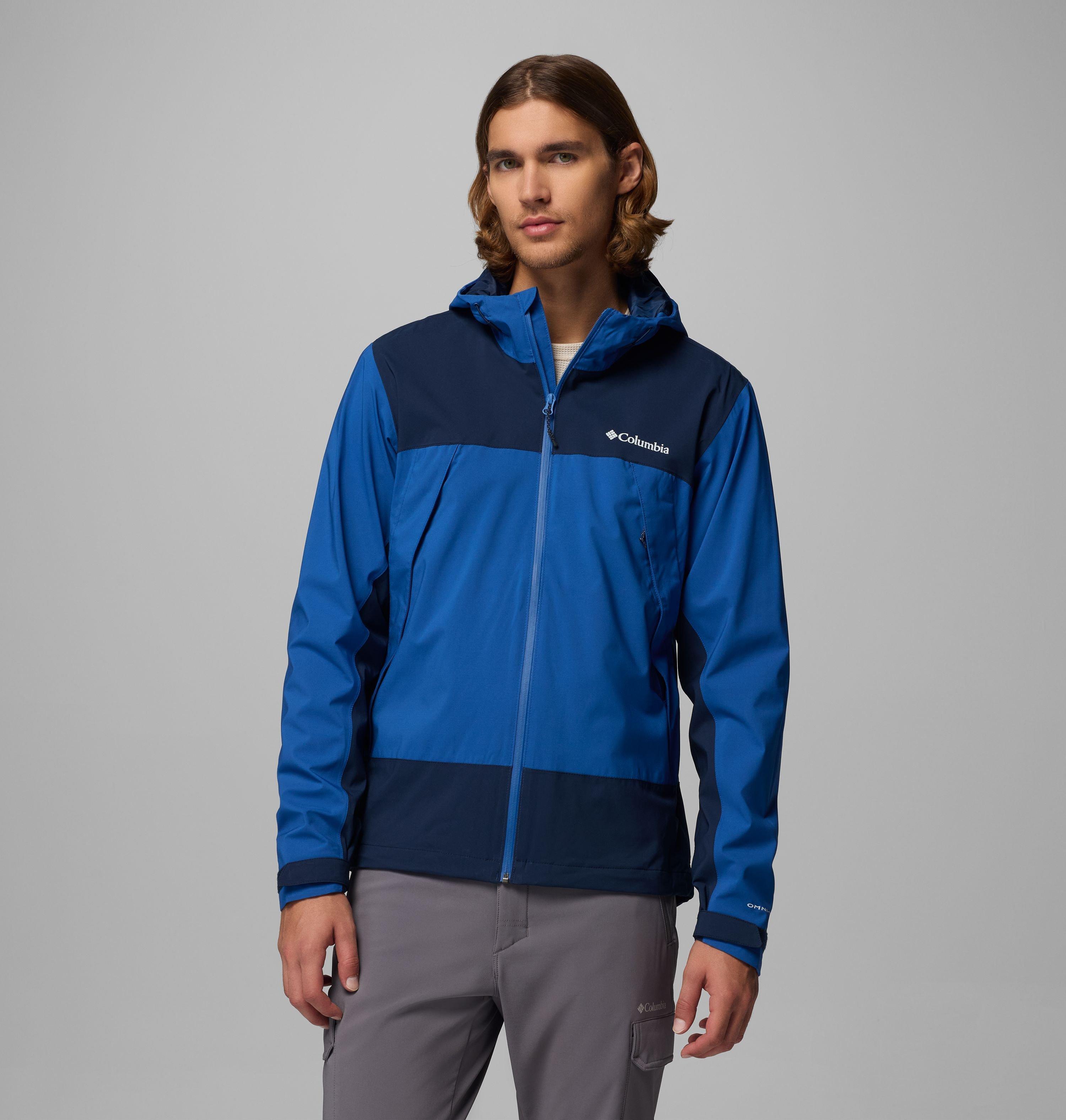 Columbia Sportswear Men's Blue Columbia - Boulder Falls™ Waterproof Jacket - Mountain Collegiate Navy Xxl