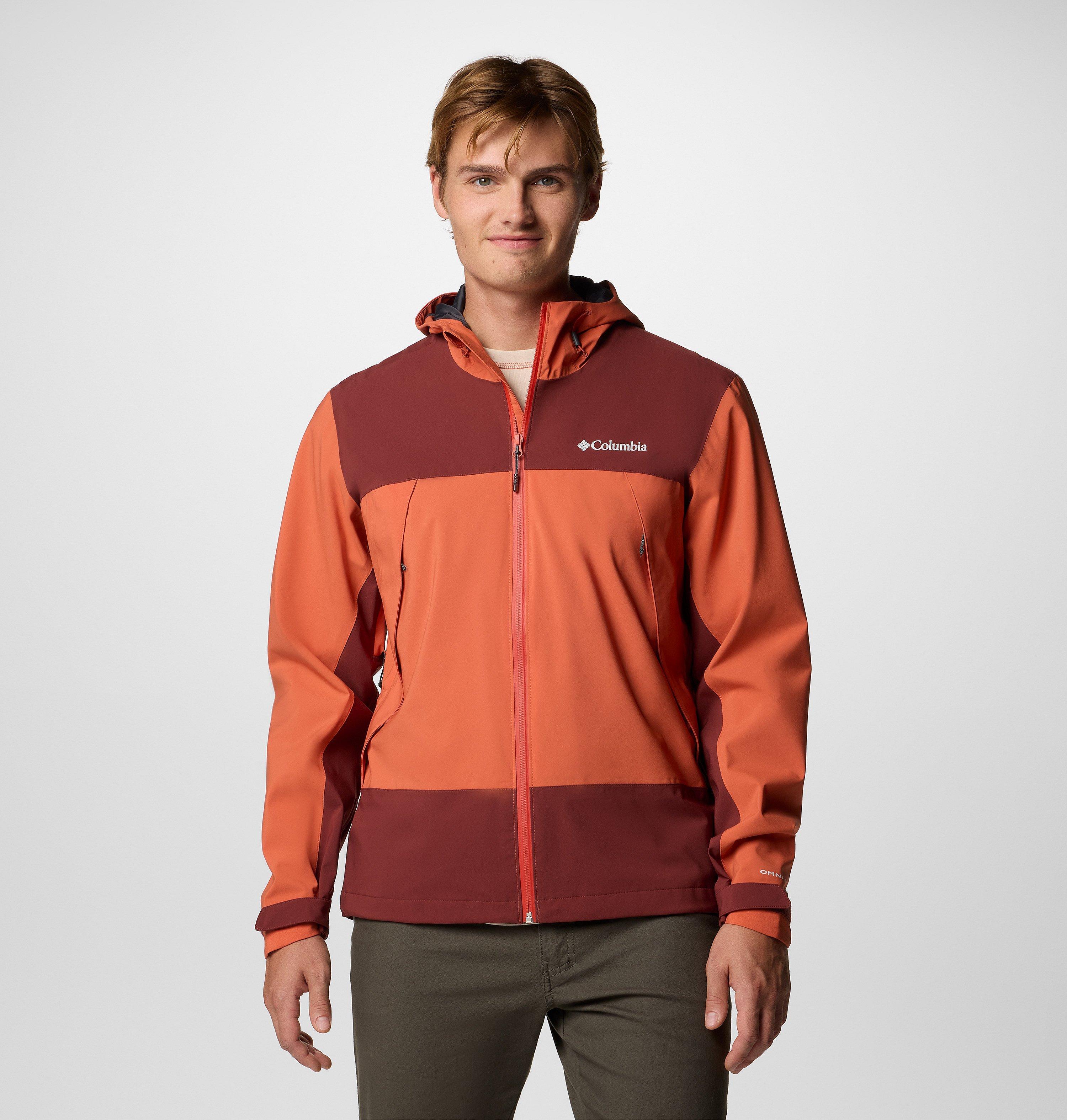 Columbia Sportswear Men's Orange Columbia - Boulder Falls™ Waterproof Jacket - Tuscan, Spice Xxl